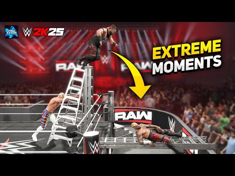 WWE 2K25 50+ Extreme Moments | THIS GAME IS INSANE, for real! 🤯