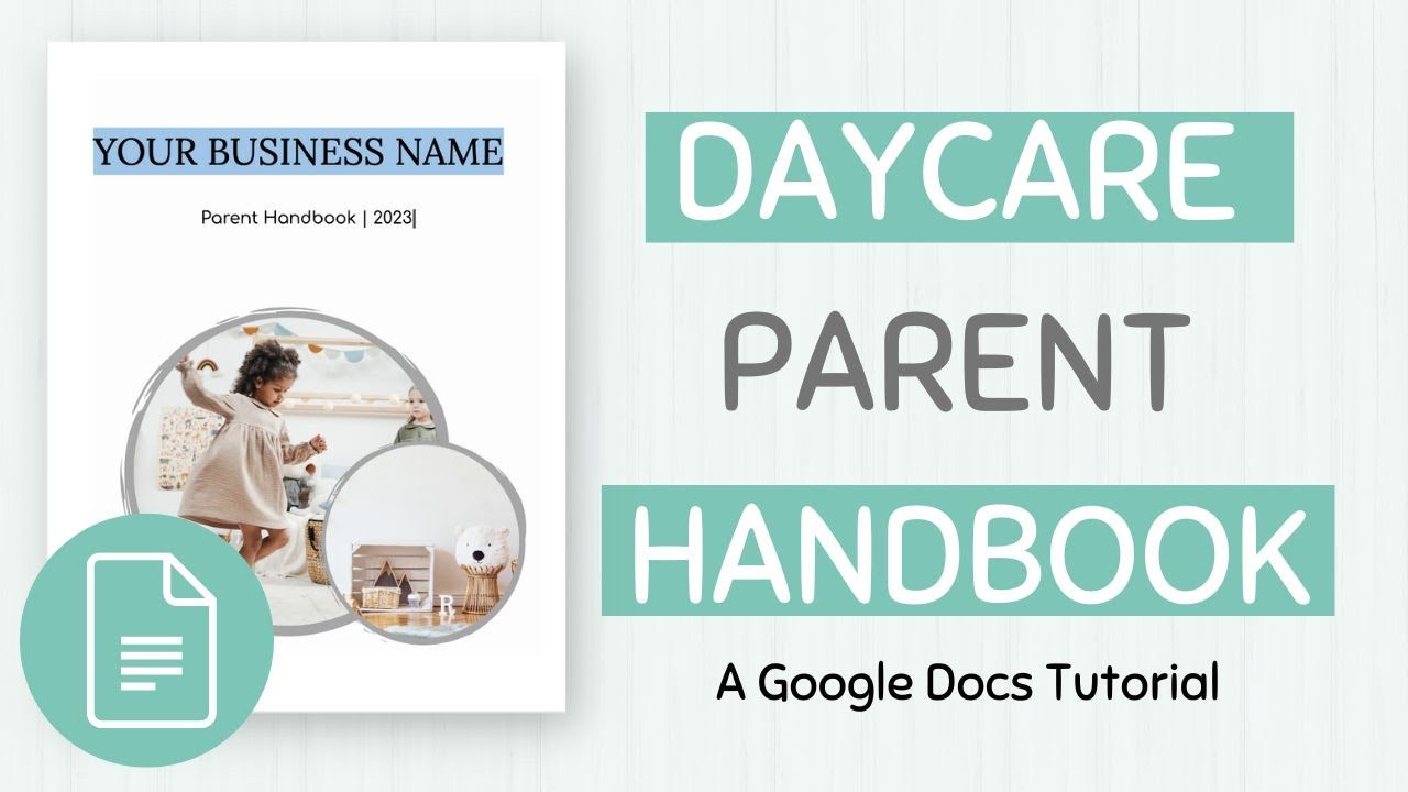 Daycare Parent Handbook Google Doc Tutorial