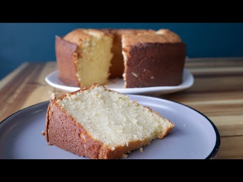 How to Make an Easy Vanilla Pound Cake with Sour Cream and Cream Cheese - NO FAIL!