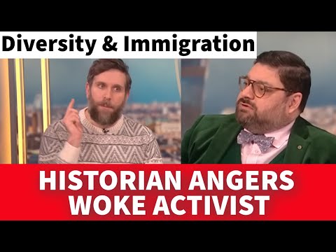 "That's Outrageous!!" Angry Woke Activist HATES Historian's FACTS on Diversity. (Rafe Heydel-Mankoo)
