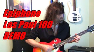 Video thumbnail for Epiphone Les Paul 100 Demo by stevekonbass