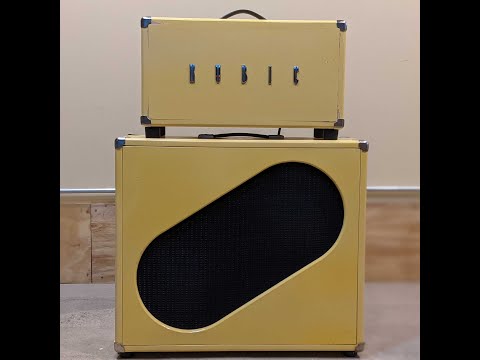 Kubic "Blonde Box" 35-Watt 2x12" Guitar Amp Half Stack (with video!) image 9