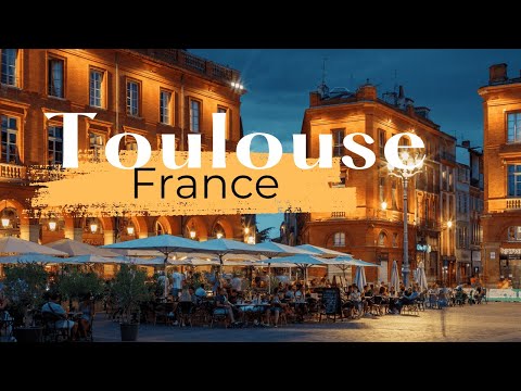 Rainy Day Walk in Toulouse, France ☔ 4K Walking Tour