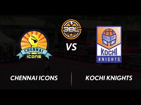 3BL Season 1 Round 5(Bangalore) - Full Game - Day 1 - Chennai Icons vs Kochi Knights