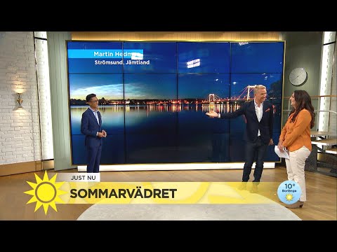 Nattlysande moln fascinerar: ”Ett fantastiskt väderfenomen” - Nyhetsmorgon (TV4)
