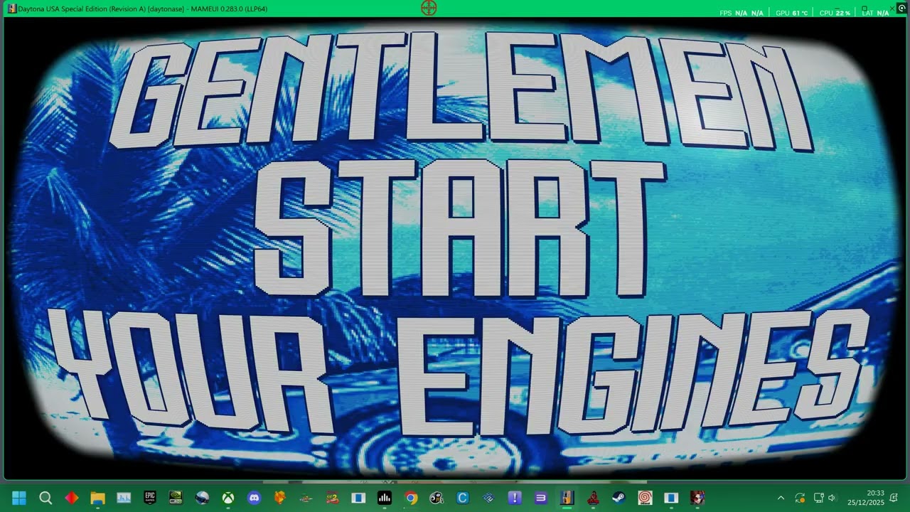 MAME 284 - DAYTONA USA SPECIAL EDITION - CONSTANT SPEED 500KPH/312 MPH CHEAT ALL 3 TRACKS 4K