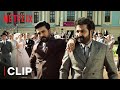 Ram Charan Saves Jr NTR At The Party | RRR (Hindi) Movie Scene | Netflix India