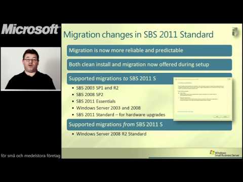 Small Business Server 2011 Standard genomgång och demo