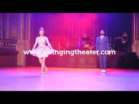 Kevin St. Laurent & Jo Hofberg dancing Lindy Hop at Swinging Theater 2016