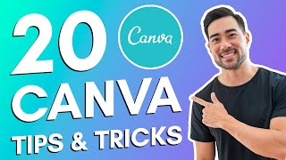 20 CANVA TIPS AND TRICKS // Canva Tutorial For Beginners