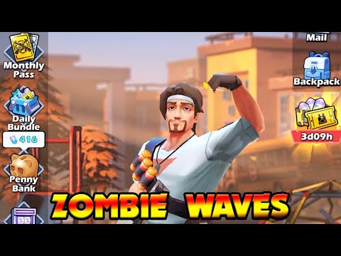 New Fun Shooting Game With So Many Upgrades, Check it Out! - Zombie Waves - YouTube
