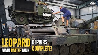 WORKSHOP WEDNESDAY: Leopard MAIN BATTLE TANK transmission repair project SAVED by a fan!