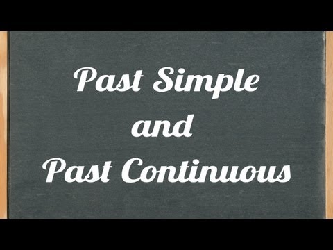Past Simple and Past Continuous - English grammar tutorial video lesson