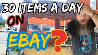 What happens when you list 30 items EVERYDAY on eBay?