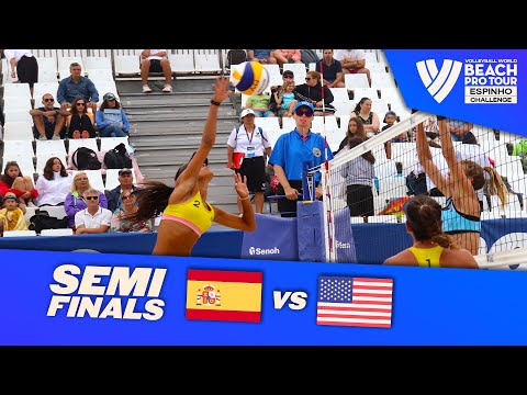 Soria/González vs. Quiggle/Schermerhorn - Semi Final Highlights Espinho 2022 #BeachProTour