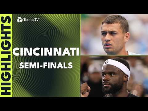 Fils Faces Cobolli; Tiafoe & Nakashima Clash | Cincinnati 2026 Semi-Final Highlights