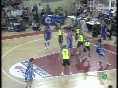 Perfumerias Avenida vs UB Barça - Ultimos 8 minutos del 4º partido de la final 2005/2006