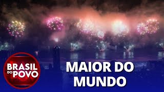 It's in the Guinness Book of Records: New Year's Eve celebration in Copacabana is certified as th...