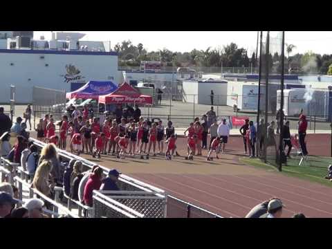 FSB 100m Heat 2 vs Huntington Beach 3-23-17 - Los Alamitos Boys
