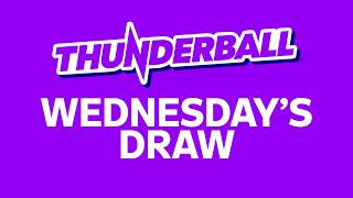 The National Lottery Thunderball draw results from Wednesday 05 August 2026