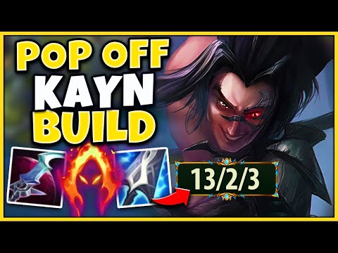 #1 KAYN WORLD THIS IS THE BEST BUILD TO EASILY 1V9 EVERY GAME! - League of Legends