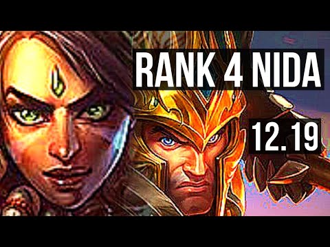 NIDALEE vs JARVAN IV (JNG) | Rank 4 Nida, 19/2/5, Legendary, Rank 30 | EUW Challenger | 12.19