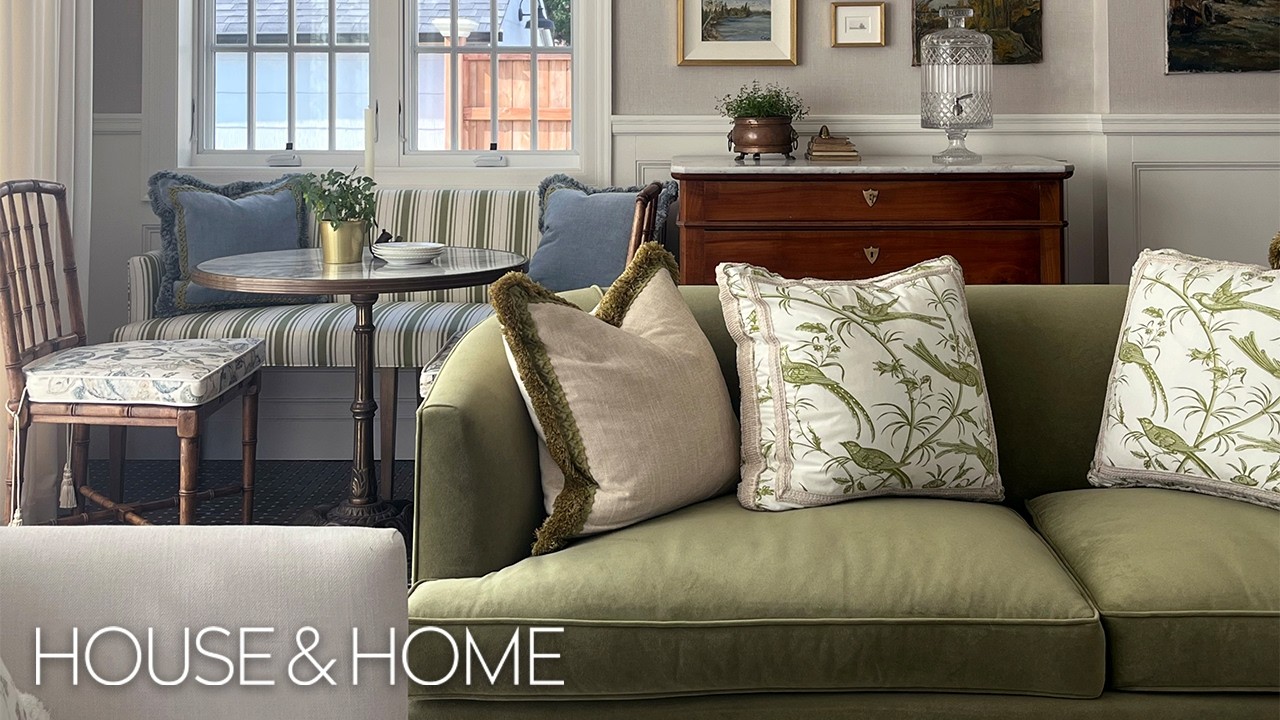 A Tudor-Style Home Gets A Timeless Addition With Vintage Elements