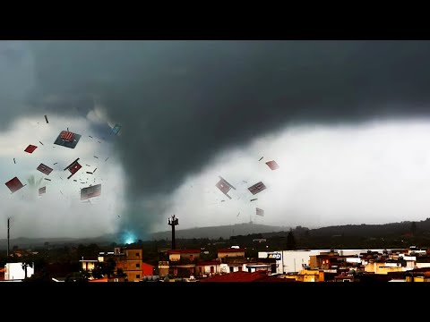 Massive Tornado Hits Sicily, Italy ! Caused Widespread Damage and Power Outages