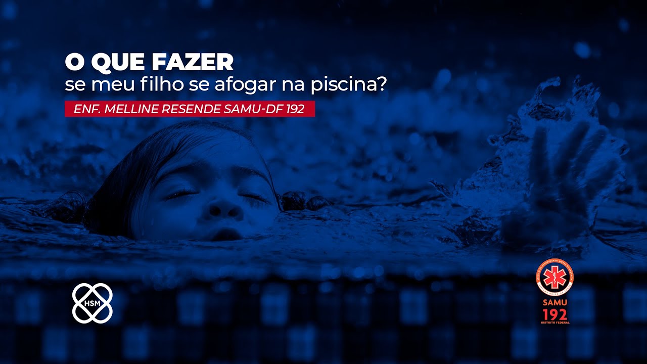 O que fazer se meu filho se afogar na piscina