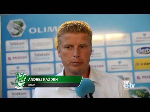 Andrej Razdrh - izjava po tekmi Olimpija - Domžale 0:3