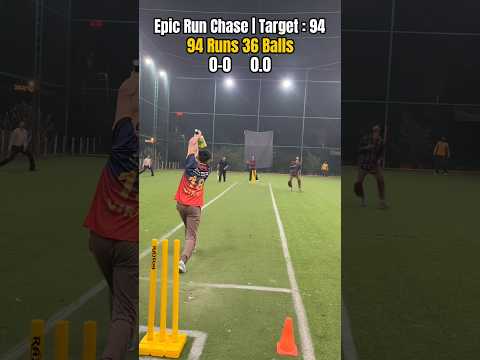 Epic 94 Run Chase in 6 overs 🥶| #cricket #cricketaddict #cricketlover #cricketforever #cricketcrazy
