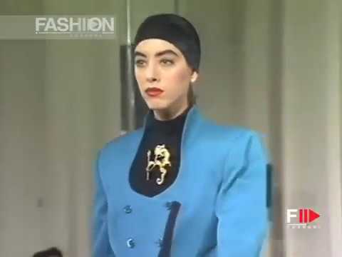MYRENE DE PREMONVILLE Fall 1988/1989 Paris - Fashion Channel