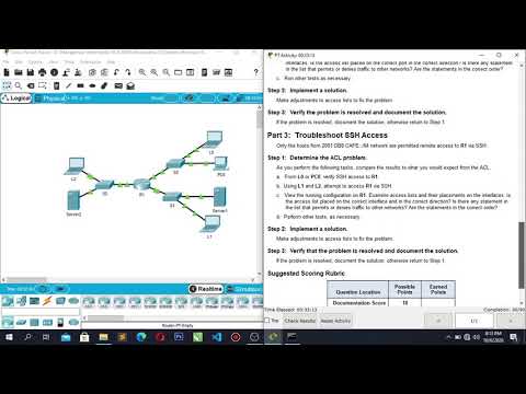 4.4.2.10 Packet Tracer   Troubleshooting IPv6 ACLs
