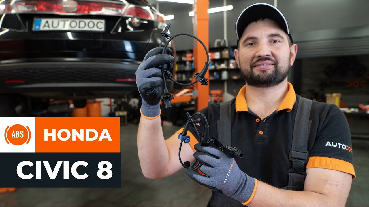 Kako zamenjati avtodel ABS senzor zadaj na avtu Honda Civic 8 – vodnik menjave
