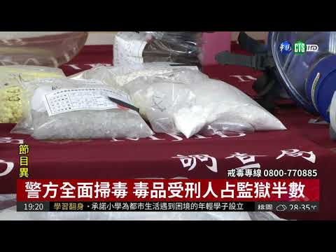 解"毒"劑供不應求! 警政署全面掃蕩