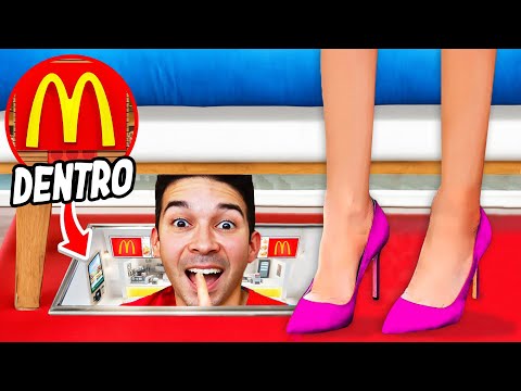 HO COSTRUITO UN MC DONALD'S SEGRETO IN CASA NOSTRA e Dominick non lo sa!