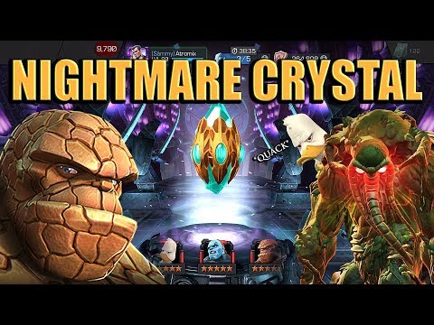 5 Star Nightmare Crystal and Man-Thing Boss Fight | Marvel: Contest of Champions