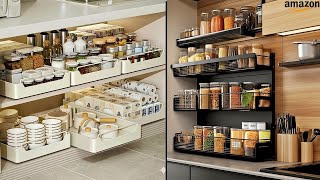 25 Amazon Kitchen Organization & Storage Hacks To Maximize Space in Your Tiny Kitchen! (With Prices)
