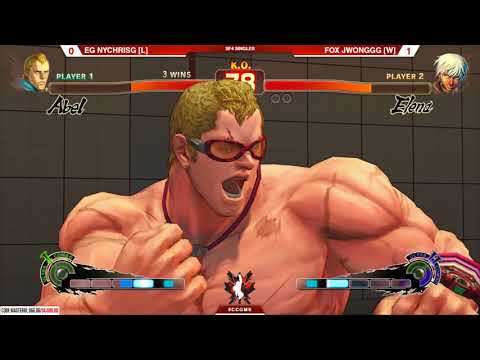 Ultra Street Fighter IV GRAND FINAL @ Canada Cup Gaming Master Series 2018 - Justin Wong vs NYChrisG