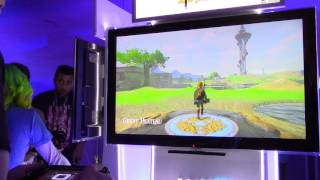 Zelda: Breath of the Wild Gameplay - Playing Baseball with Bokoblins & Wolf Amiibo (E3 2016)