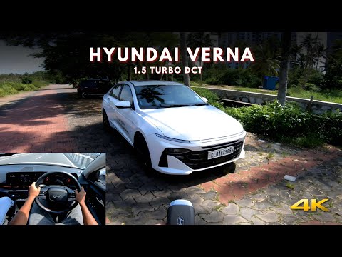 HYUNDAI VERNA SX(O) 1.5 TURBO DCT - POV Test Drive #19 | ENJE