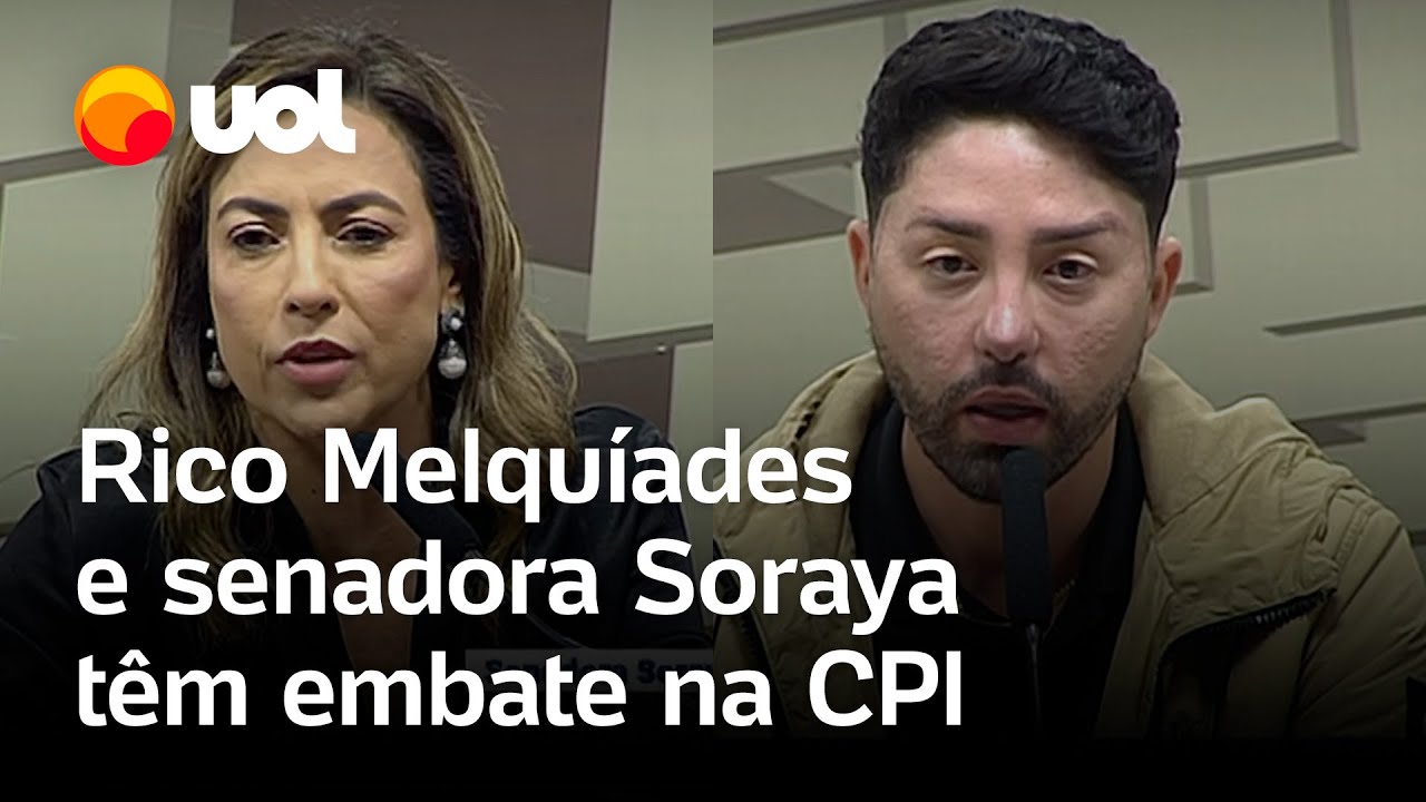 Rico clashes with Soraya Thronicke, and the reporter asks the influencer to open the betting app