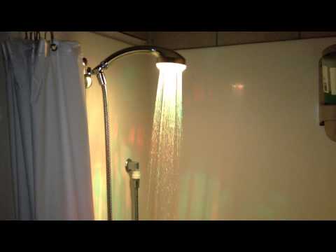 Showerdoordirect 1-Spray LED Handshower in Chrome