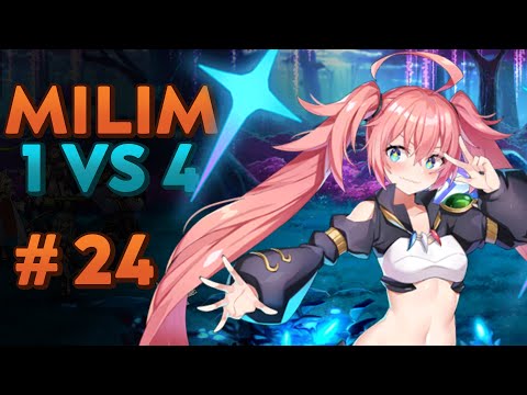 [E7 Clips] Milim 1 Vs 4! Epic Seven Streams #24