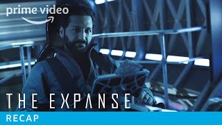The Expanse - Exclusive: Cas Anvar Recaps Season 1 &amp; 2 | Prime Video