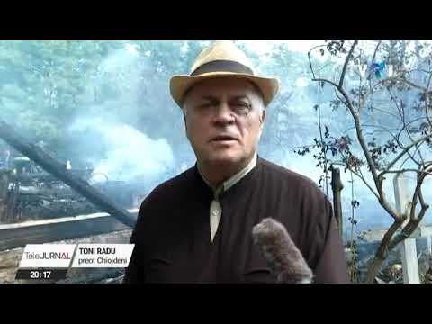 Vrancea: Biserica de lemn din Chiojdeni, monument istoric, a ars în întregime în câteva ore