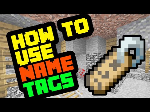 How to Use Name tags in Minecraft Survival (Bedrock, 2020)