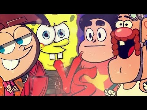{REPOST} Cartoon Network VS Nickelodeon | Batalha de Rap (RapBits)