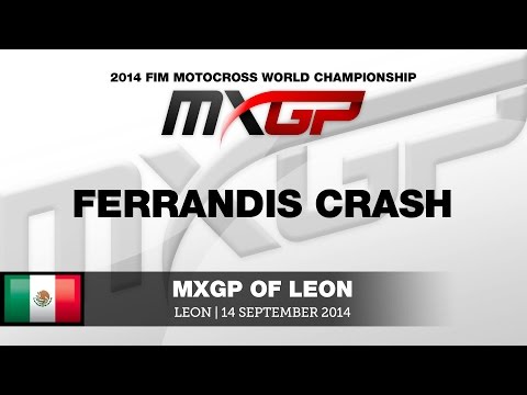 MXGP of Leon 2014 - Ferrandis Crash - Motocross