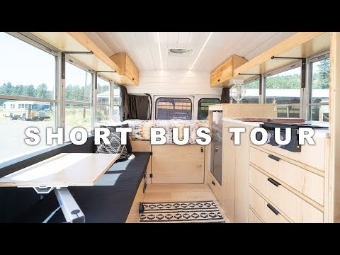 (SOLD) 4 Window School Bus Conversion Tour (Professionally Built)